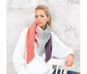 E-modèle Châle triangulaire Wool Dégradé Rico Design