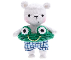 E-modèle Ours polaire Happy au crochet Rico Design