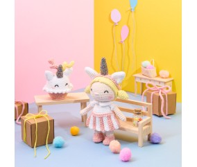 E-modèle Licorne au crochet Rico Design