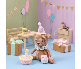 E-modèle Ours au crochet Rico Design