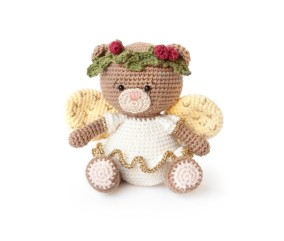 E-modèle Ange Ourson au crochet Rico Design