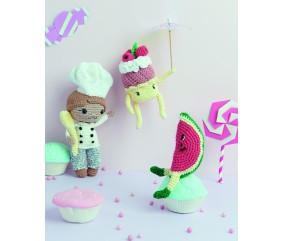 E-modèle Le Cuisinier Bobo au crochet Rico Design