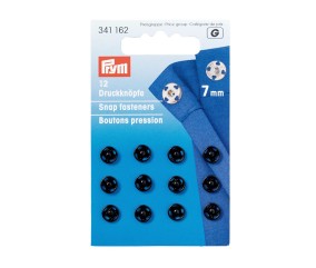 Boutons pression à coudre laiton 7 mm (12 pièces) – Prym