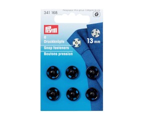 Boutons pression à coudre laiton 13 mm (6 pièces) – Prym