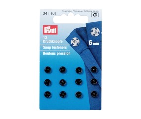 Boutons pression à coudre laiton 6 mm (12 pièces) – Prym