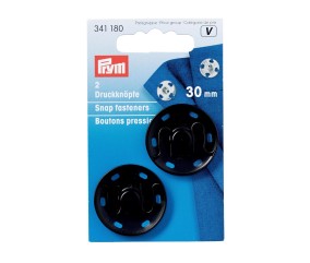 Boutons pression à coudre laiton 30 mm (2 pièces) – Prym