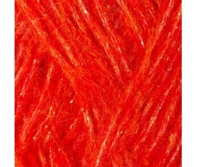 Pelote Trésor - Coloris Orange Or - Bergère de France - Zoom texture