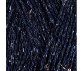 Pelote Ecoton Tweed - Coloris Marine - Bergère de France - Zoom texture