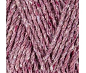 Pelote Ecoton Tweed - Coloris Grenat - Bergère de France - Zoom texture