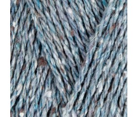 Pelote Ecoton Tweed - Coloris Bleu gris - Bergère de France - Zoom texture