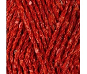Pelote Ecoton Tweed - Coloris Acajou - Bergère de France - Zoom texture