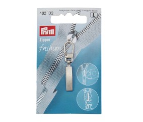 Tirette de fermeture Fashion-Zip Classic argent mat - Prym