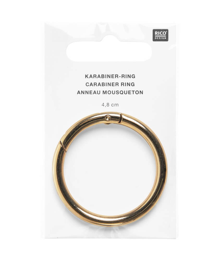 Anneau mousqueton à ressort 4,8 cm - Rico Design