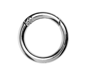 Anneau mousqueton à ressort 3,5 cm - Rico Design - Argent - vue 2