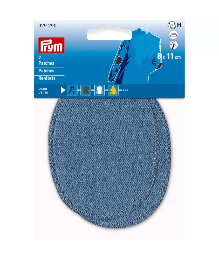 Renforts jean thermocollants 8 x 11 cm - 2 pieces - Prym