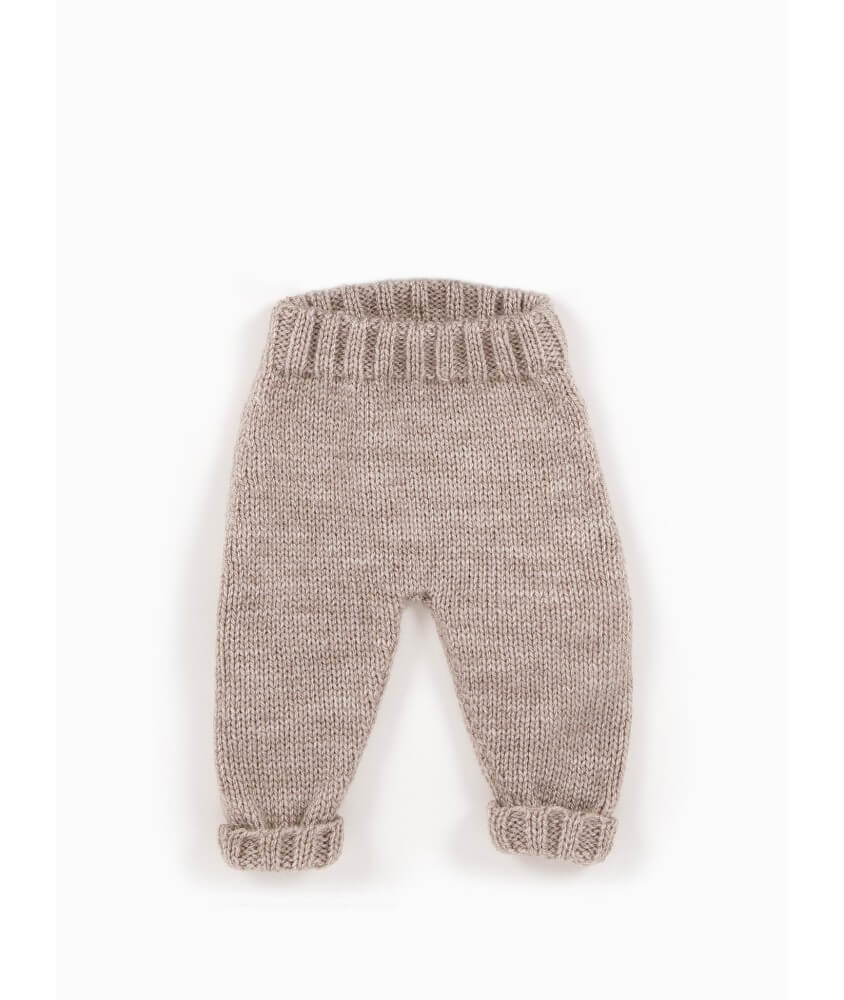Pantalon à revers bébé - Patron tricot Bergère de France