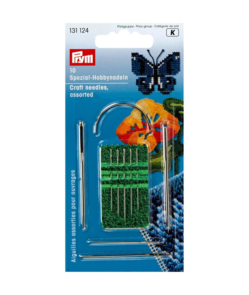 Aiguilles à coudre Hobby spéciales Prym - assortiment 10 pièces