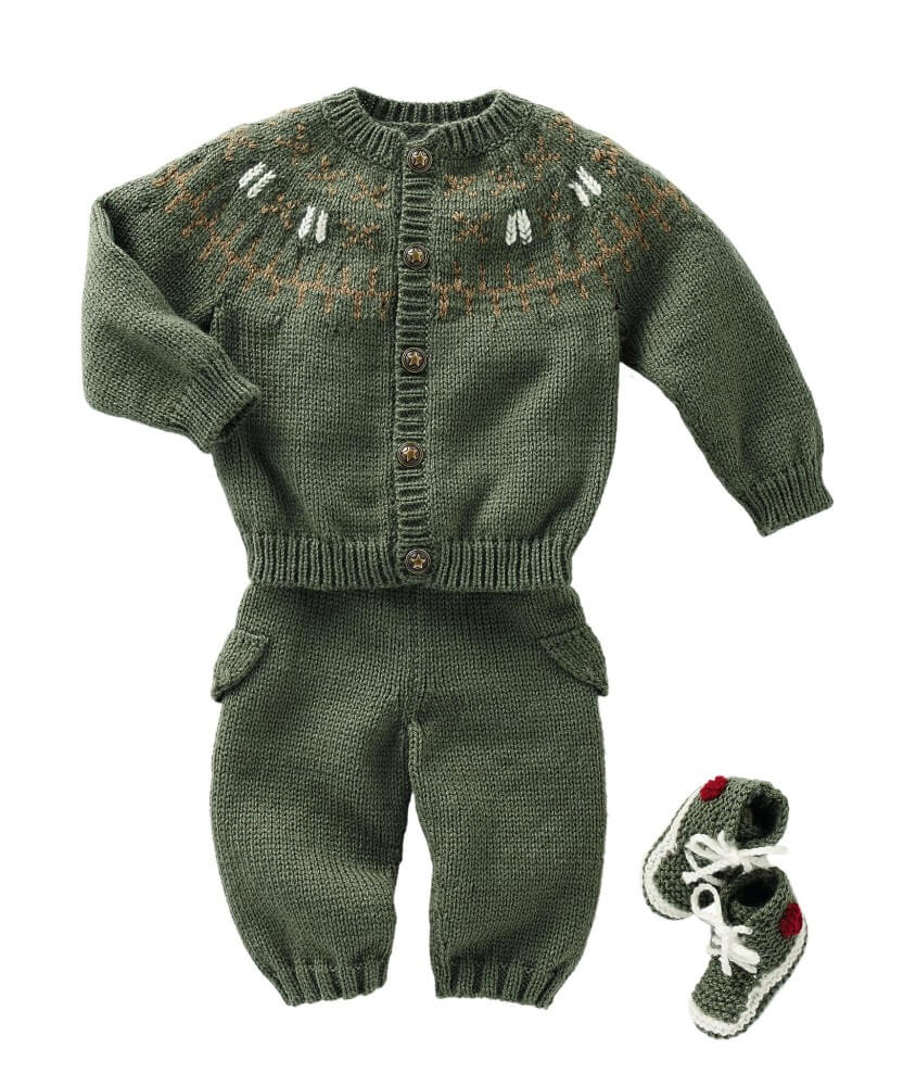 Pantalon à poche Bouba bébé - Patron tricot Bergère de France