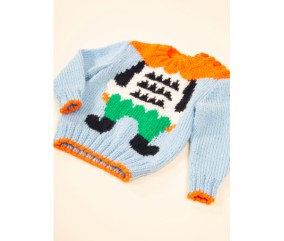 Pull enfant jacquard lutin Benoit - Bergère de France