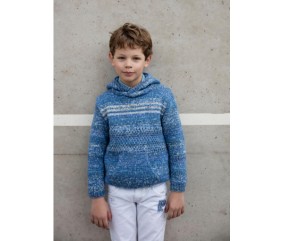 Pull femme à capuche Barisienne + Goomy - Bergère de France