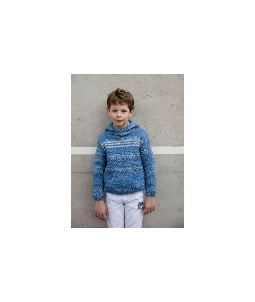 Pull femme à capuche Barisienne + Goomy - Bergère de France