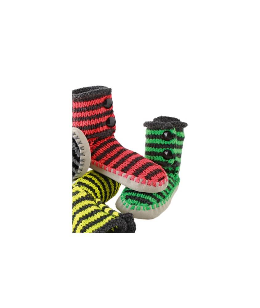 Chaussons rayés multicolores - Bergère de France