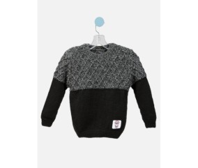 Pull enfant bicolore - Bergère de France