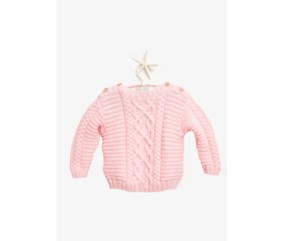 Pull bébé à torsades Rêverie - Bergère de France