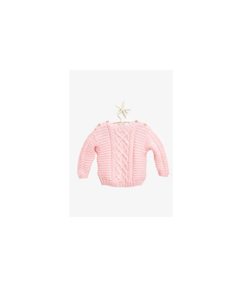 Pull bébé à torsades Rêverie - Bergère de France