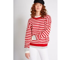 Pull marin femme à rayures - Bergère de France