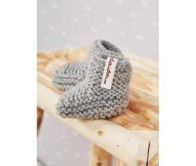 Chaussons bébé au point mousse - Bergère de France