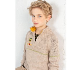 Pull enfant col camionneur - Bergère de France