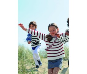 Pull rayé enfant Léa - Bergère de France