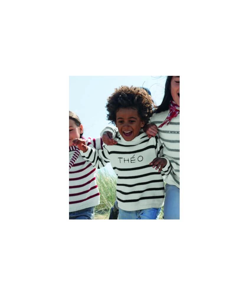 Pull rayé enfant Théo - Bergère de France