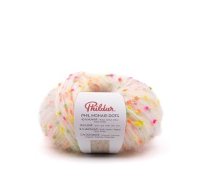 Phil Mohair Dots – Pelote mohair fantaisie Phildar 50 g