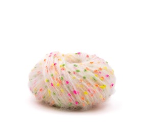 Phil Mohair Dots – Pelote mohair fantaisie Phildar 50 g - Fluo - vue 3