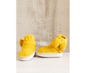 Chaussons enfant au point de riz - Bergère de France