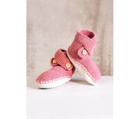 Chaussons adulte au point mousse - Bergère de France