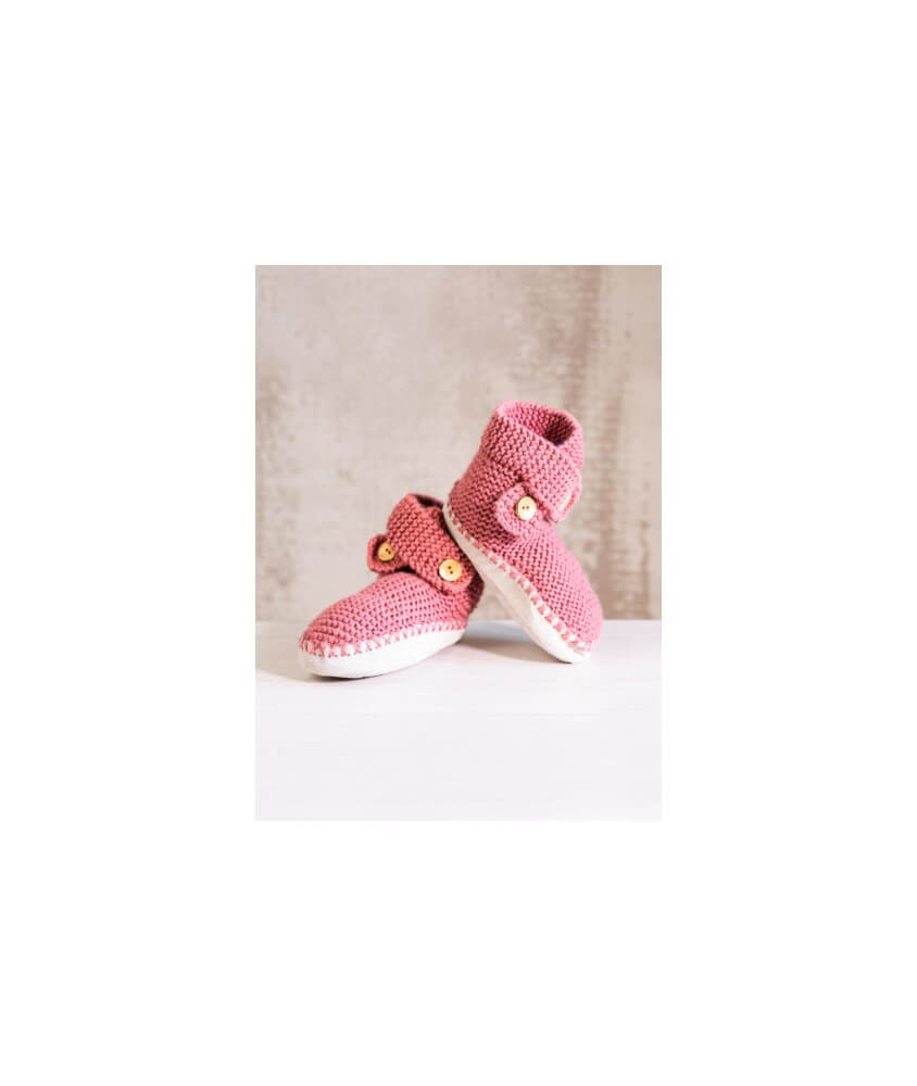 Chaussons adulte au point mousse - Bergère de France