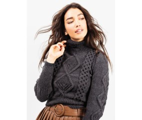 Pull femme torsadé Barbara - Bergère de France