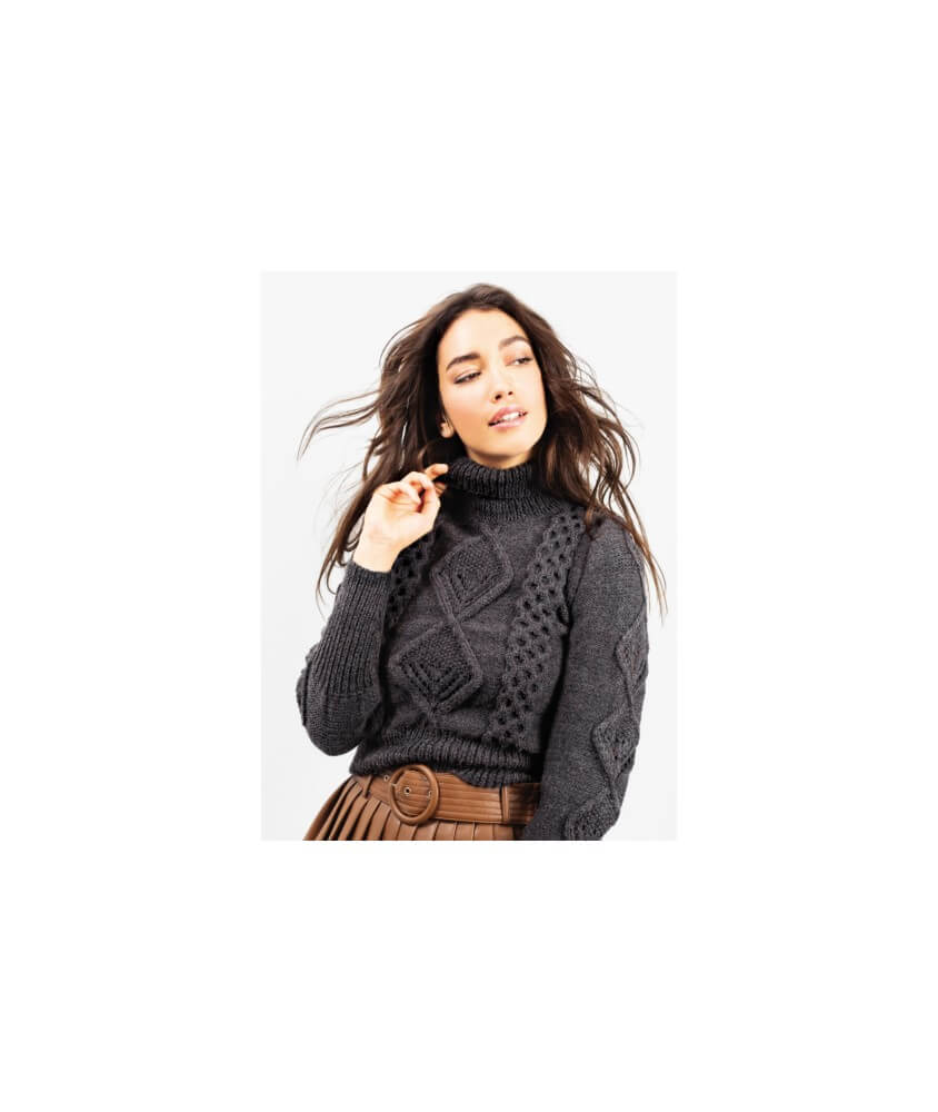 Pull femme torsadé Barbara - Bergère de France