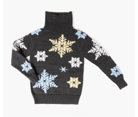 Pull jacquard flocon Babeth - Patron tricot Bergère de France
