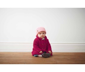 Bonnet au crochet Bella bébé - Patron Bergère de France