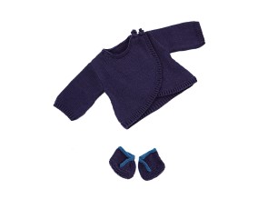Cardigan et chaussons Bopha bébé - Patron tricot Bergère de France