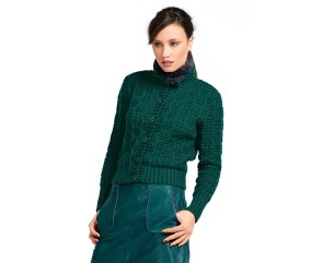 Blouson Blondine femme - Patron tricot Bergère de France