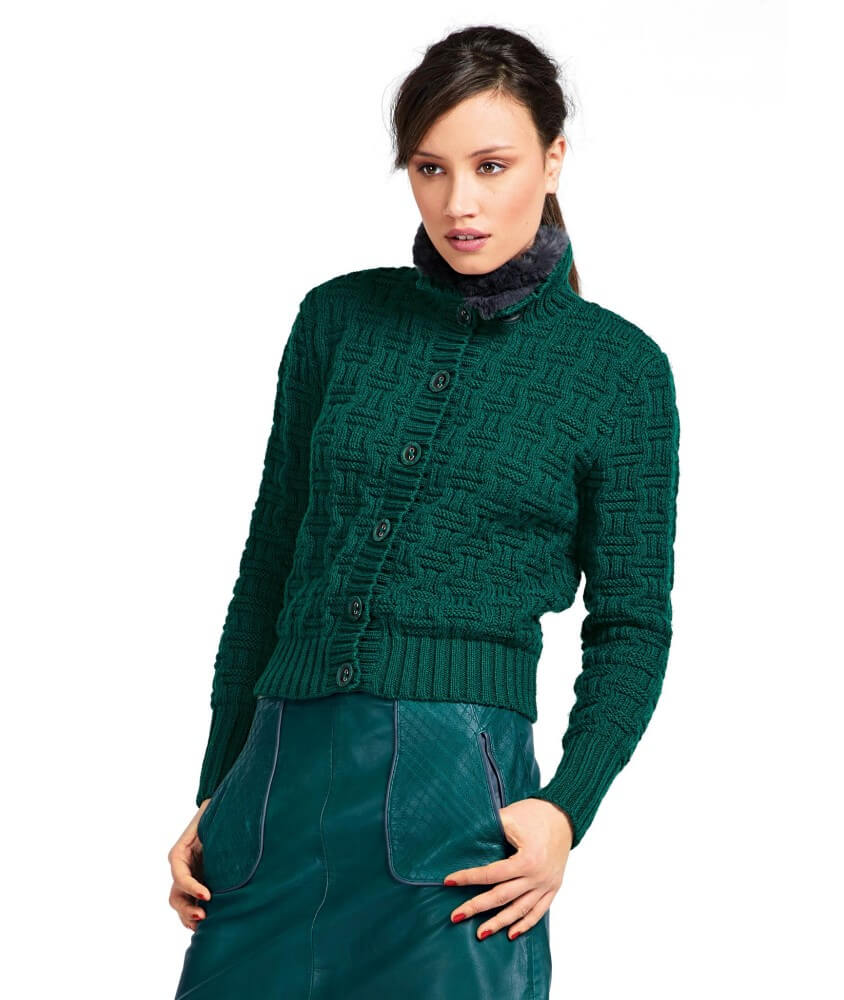 Blouson Blondine femme - Patron tricot Bergère de France