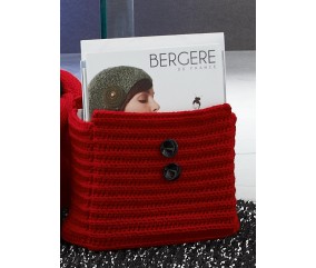 Porte-revues au crochet Gwenn - Patron déco Bergère de France