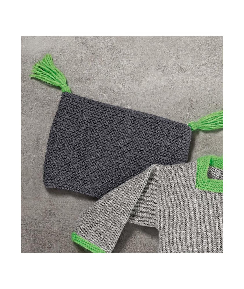 Bonnet pompon Bilali bébé - Patron tricot Bergère de France