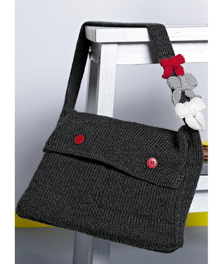 Gibecière Phanie - Patron sac tricot Bergère de France