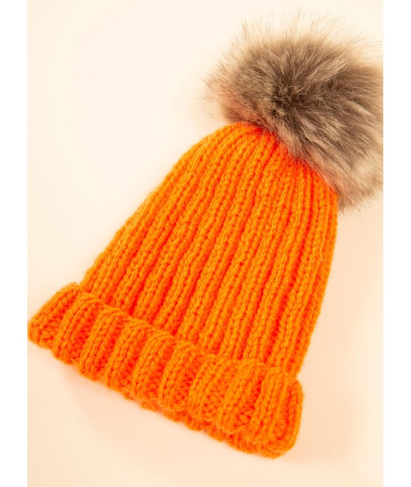 Bonnet à revers Brian enfant - Patron tricot Bergère de France